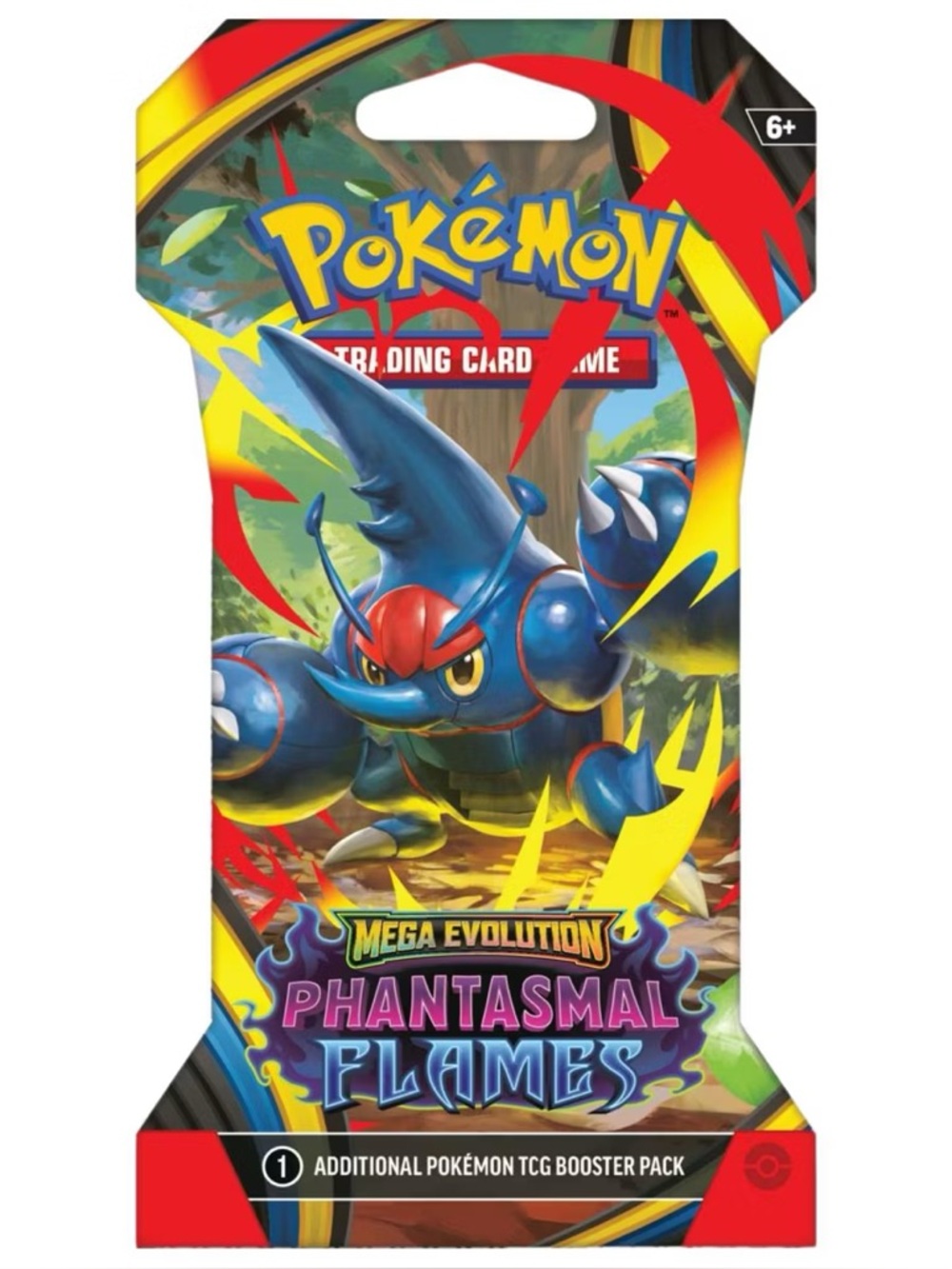 Pokemon ME2 Phantasmal Flames Sleeved Booster Pack Mega Heracross